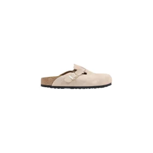 Birkenstock Clogs i Beige Mockaläder