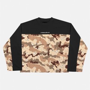 DUBBELSIDIG LONGSLEEVE CAMO