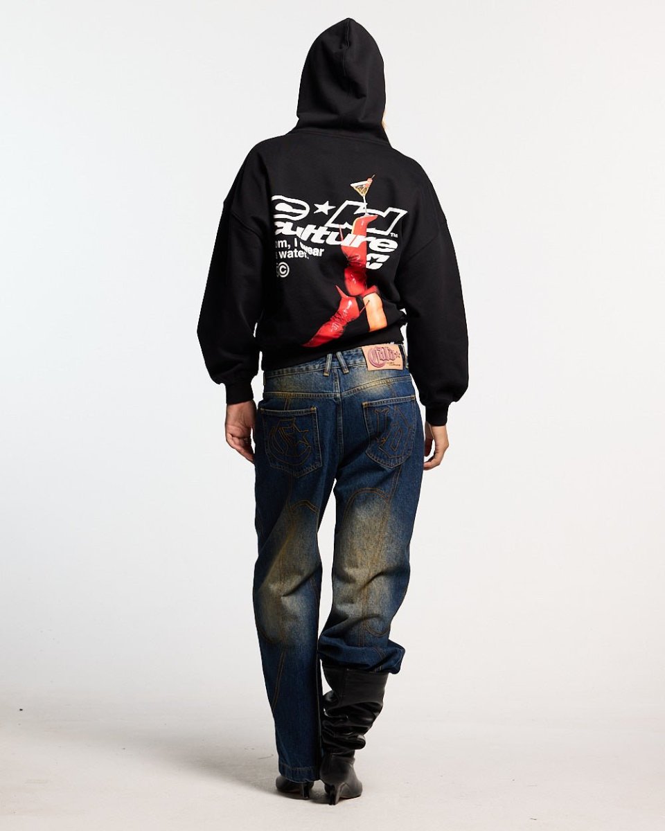 JAG GAR VATTENHOODIE SVART - Bild 7