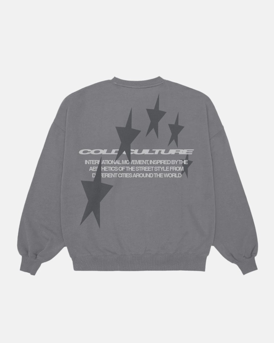 COSMOS ARC CREWNECK SMOKEY GREY