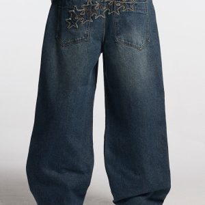 DISTRESS STARS V2 HÖLJAR BLÅ DENIM