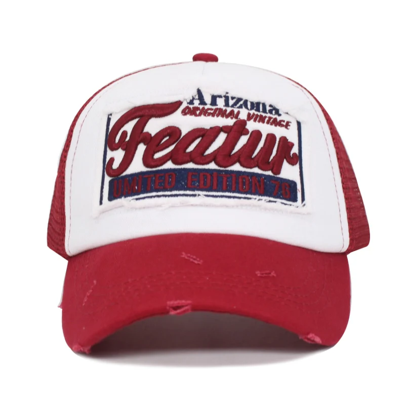 Arizona 76 Vintage Röd Trucker Keps - Bild 3