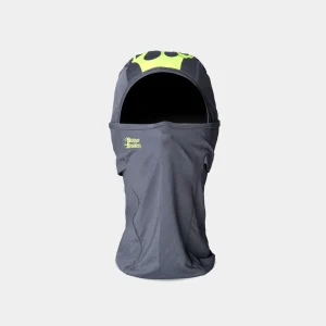 Balaclava Ski Mask - Grey / Reflective Acid (AK x Bungee Breakers)