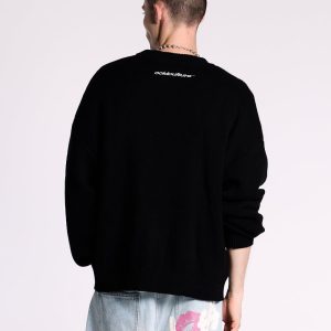 KISSES AND DOLLAR KNIT SVART