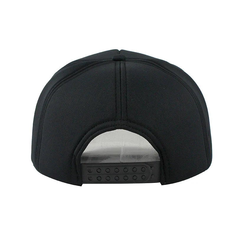 Plain Black Svart Trucker Keps - Bild 5