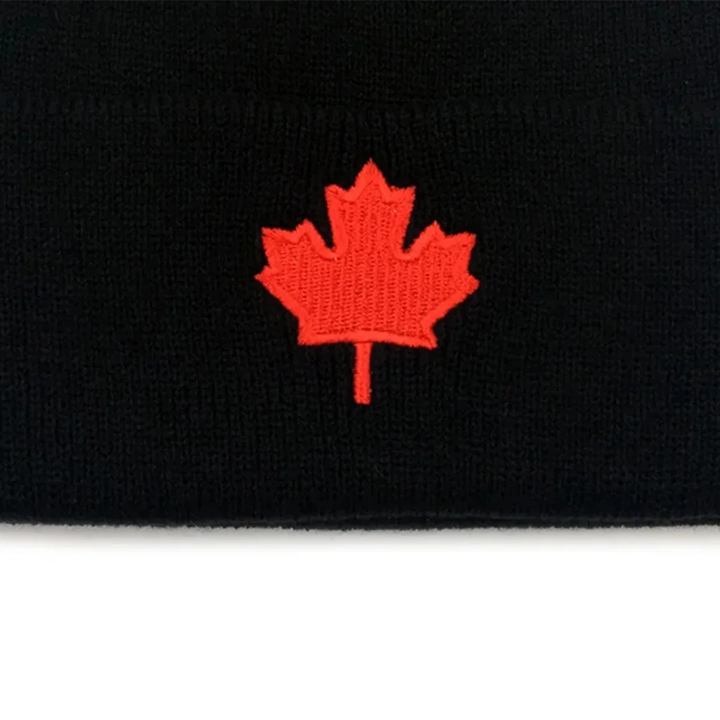 Svart Mössa Maple Leaf - Bild 5