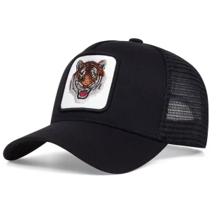 Svart keps tiger