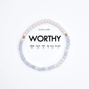 Armband, morsekod – WORTHY
